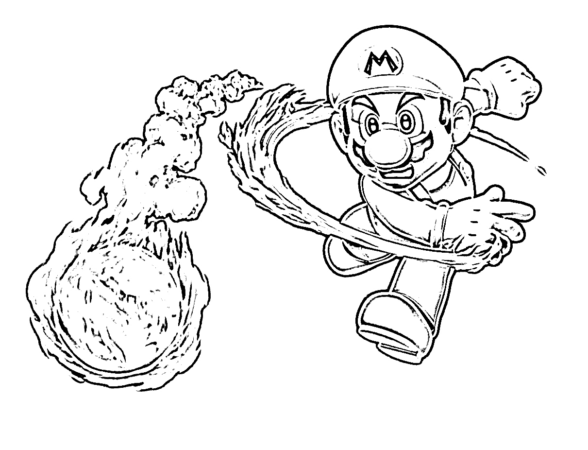 Раскраска: Super Mario Bros (Видео игры) #153710 - Бесплатные раскраски для печати