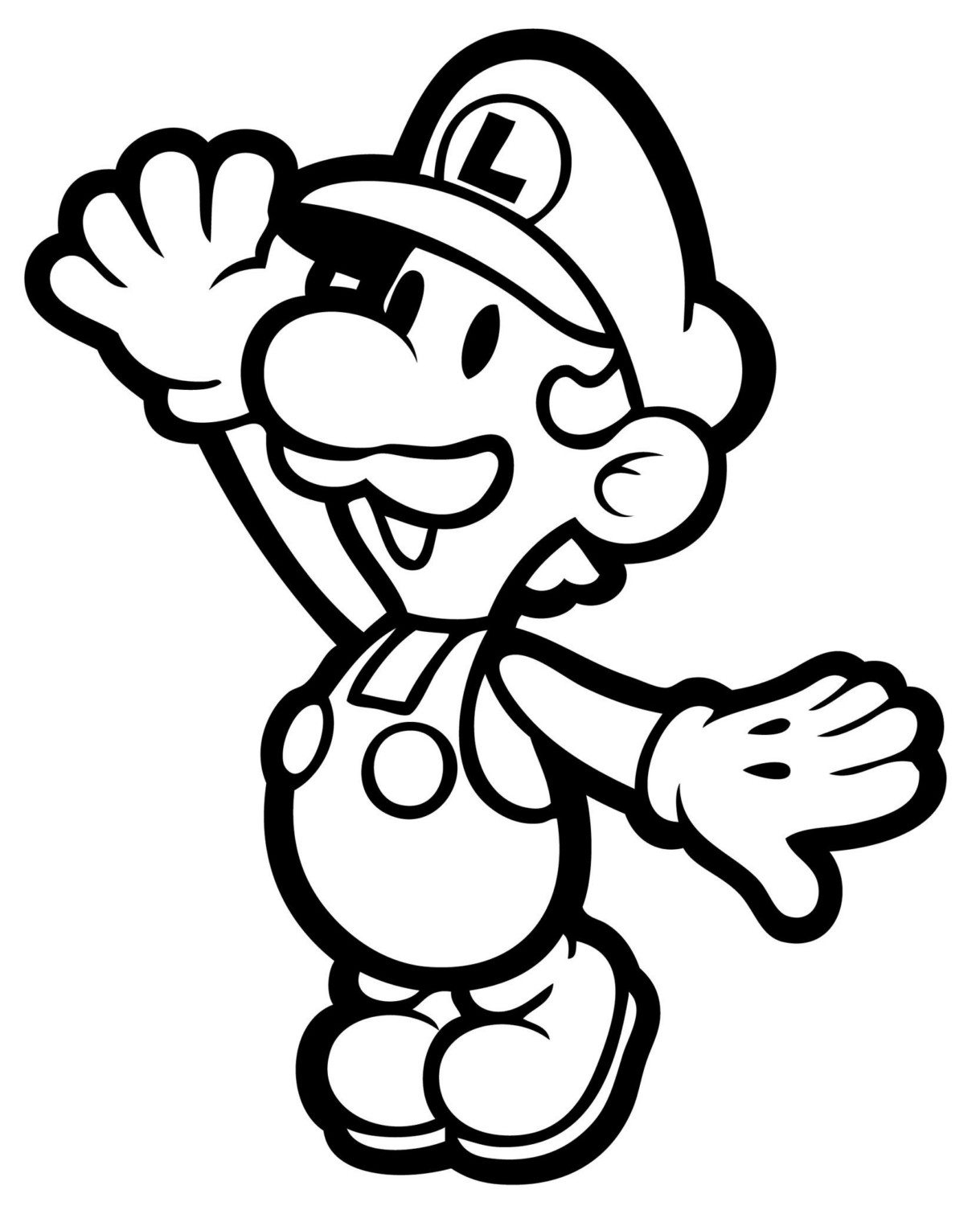 Раскраска: Super Mario Bros (Видео игры) #153713 - Бесплатные раскраски для печати
