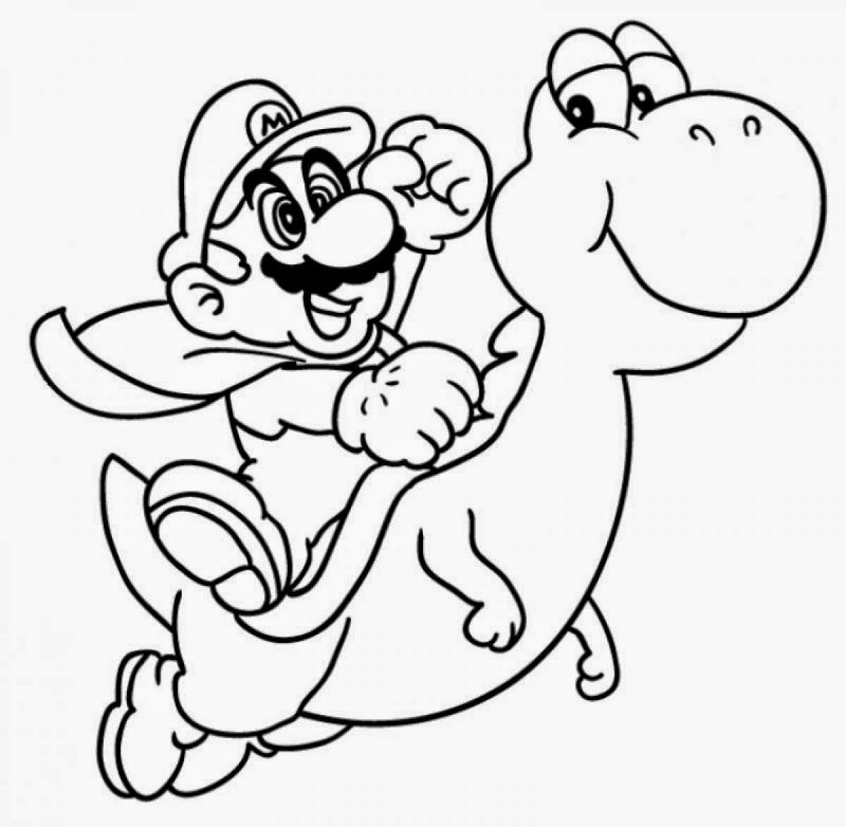 Раскраска: Super Mario Bros (Видео игры) #153719 - Бесплатные раскраски для печати
