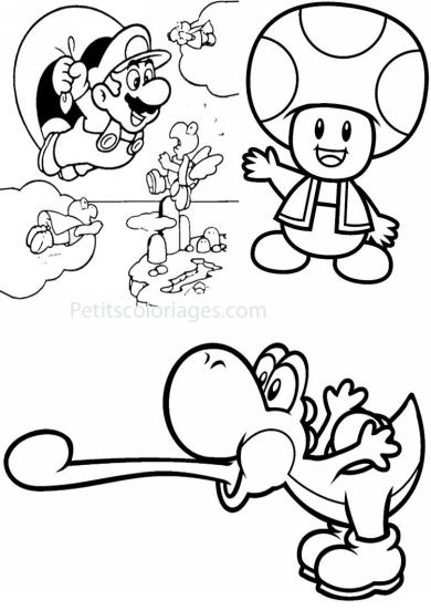 Раскраска: Super Mario Bros (Видео игры) #153720 - Бесплатные раскраски для печати