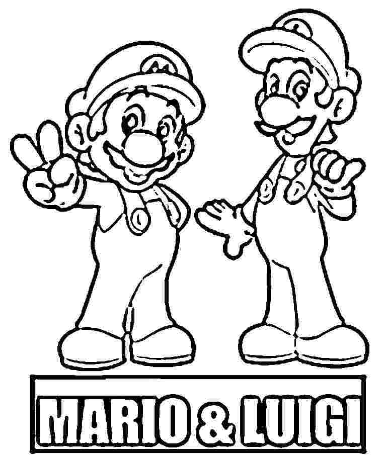 Раскраска: Super Mario Bros (Видео игры) #153722 - Бесплатные раскраски для печати