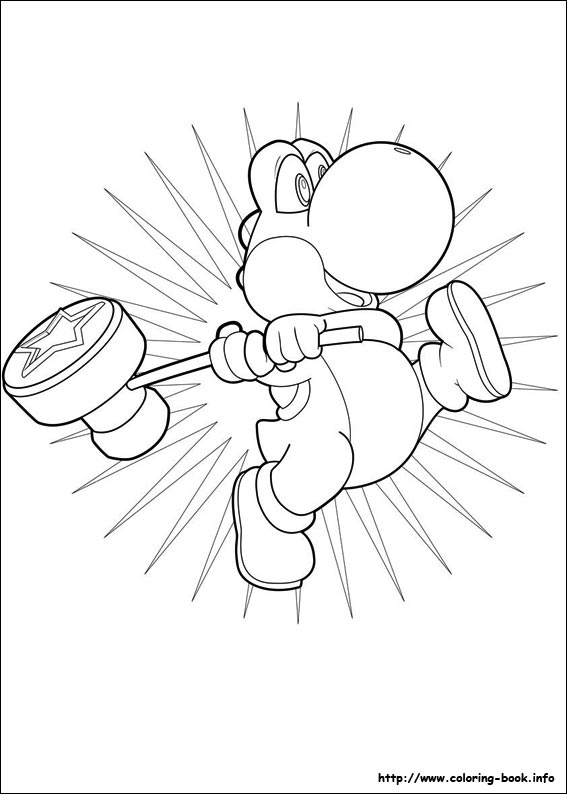 Раскраска: Super Mario Bros (Видео игры) #153735 - Бесплатные раскраски для печати