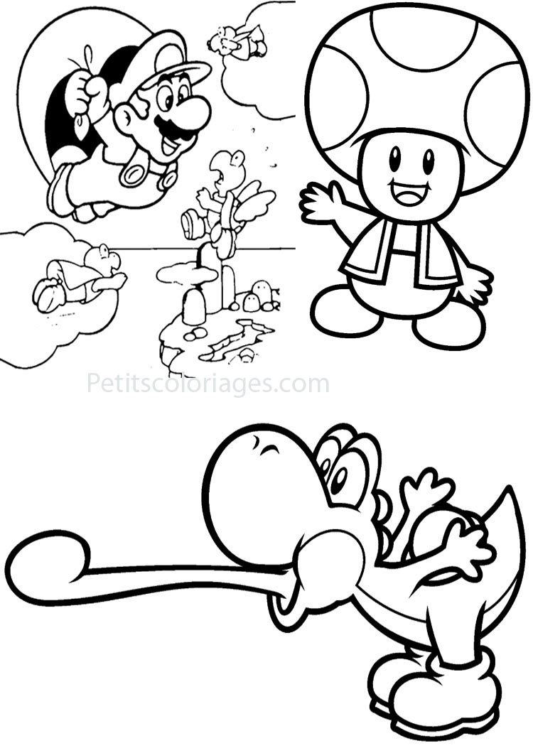 Раскраска: Super Mario Bros (Видео игры) #153736 - Бесплатные раскраски для печати