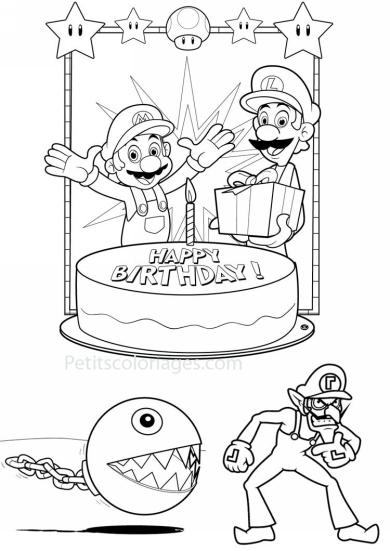 Раскраска: Super Mario Bros (Видео игры) #153738 - Бесплатные раскраски для печати