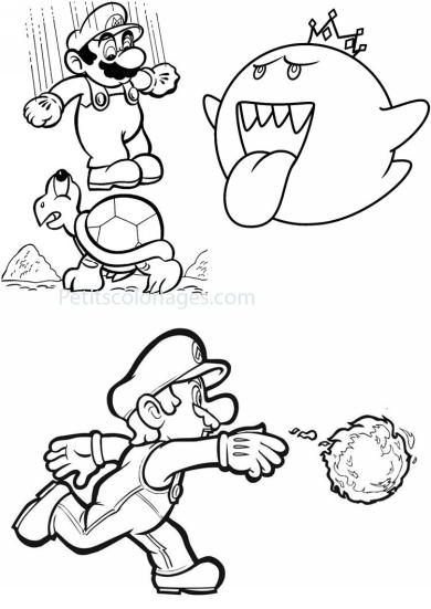 Раскраска: Super Mario Bros (Видео игры) #153744 - Бесплатные раскраски для печати