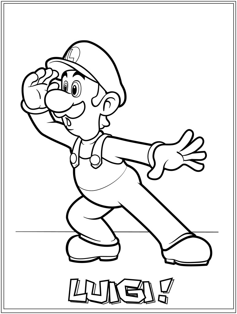 Раскраска: Super Mario Bros (Видео игры) #153765 - Бесплатные раскраски для печати