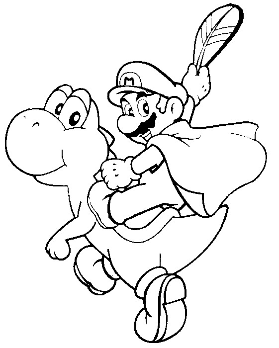 Раскраска: Super Mario Bros (Видео игры) #153768 - Бесплатные раскраски для печати
