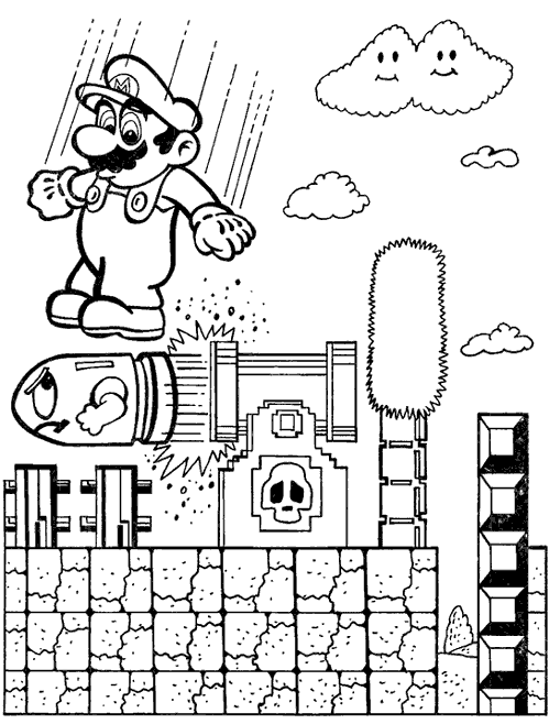 Раскраска: Super Mario Bros (Видео игры) #153774 - Бесплатные раскраски для печати