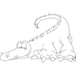 Раскраска: аллигатор (Животные) #389 - Бесплатные раскраски для печати