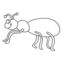 Раскраска: муравей (Животные) #7021 - Раскраски для печати