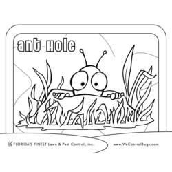 Раскраска: муравей (Животные) #7027 - Бесплатные раскраски для печати