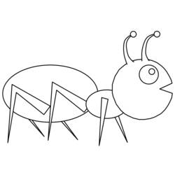 Раскраска: муравей (Животные) #7053 - Раскраски для печати