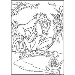 Раскраска: бабуин (Животные) #855 - Раскраски для печати