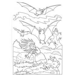 Раскраска: летучая мышь (Животные) #2077 - Раскраски для печати