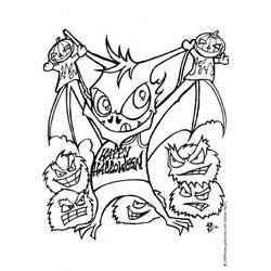 Раскраска: летучая мышь (Животные) #2116 - Бесплатные раскраски для печати