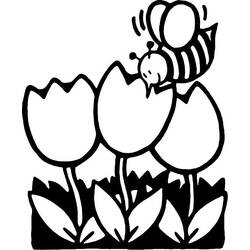 Раскраска: пчела (Животные) #107 - Раскраски для печати