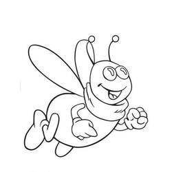 Раскраска: пчела (Животные) #122 - Бесплатные раскраски для печати