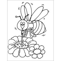 Раскраска: пчела (Животные) #129 - Раскраски для печати