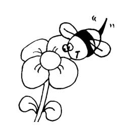 Раскраска: пчела (Животные) #140 - Раскраски для печати