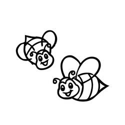 Раскраска: пчела (Животные) #164 - Раскраски для печати