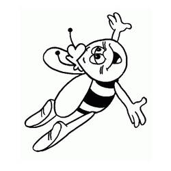 Раскраска: пчела (Животные) #170 - Бесплатные раскраски для печати
