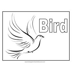 Раскраска: домашняя птица (Животные) #11907 - Бесплатные раскраски для печати