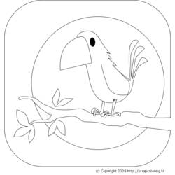 Раскраска: домашняя птица (Животные) #12139 - Бесплатные раскраски для печати