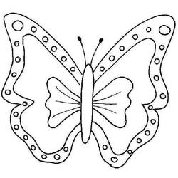 Раскраска: бабочка (Животные) #15688 - Бесплатные раскраски для печати