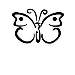 Раскраска: бабочка (Животные) #15704 - Бесплатные раскраски для печати