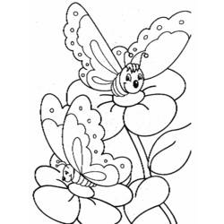 Раскраска: бабочка (Животные) #15833 - Бесплатные раскраски для печати