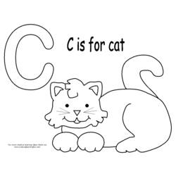 Раскраска: кот (Животные) #1801 - Раскраски для печати