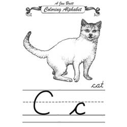 Раскраска: кот (Животные) #1915 - Бесплатные раскраски для печати
