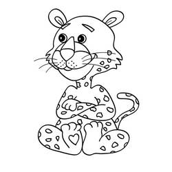 Раскраска: гепард (Животные) #7908 - Раскраски для печати