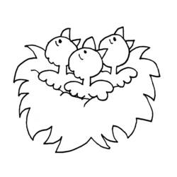 Раскраска: цыпленок (Животные) #15335 - Бесплатные раскраски для печати