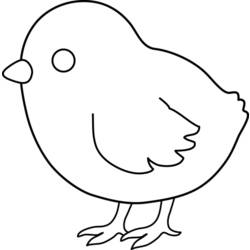Раскраска: цыпленок (Животные) #15350 - Раскраски для печати