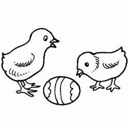 Раскраска: цыпленок (Животные) #15380 - Раскраски для печати