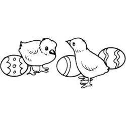 Раскраска: цыпленок (Животные) #15481 - Бесплатные раскраски для печати
