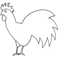 Раскраска: курица (Животные) #17273 - Раскраски для печати