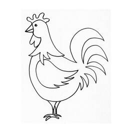 Раскраска: курица (Животные) #17283 - Раскраски для печати