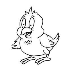Раскраска: курица (Животные) #17330 - Раскраски для печати