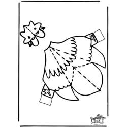 Раскраска: курица (Животные) #17410 - Бесплатные раскраски для печати