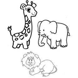 Раскраска: Цирковые животные (Животные) #20785 - Раскраски для печати