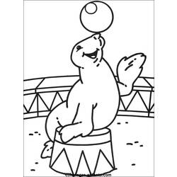 Раскраска: Цирковые животные (Животные) #20879 - Раскраски для печати