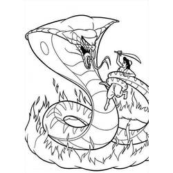 Раскраска: кобра (Животные) #3235 - Раскраски для печати