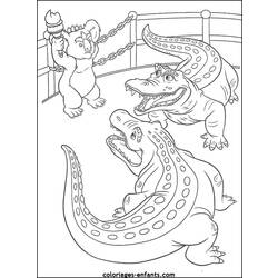 Раскраска: крокодил (Животные) #4801 - Бесплатные раскраски для печати