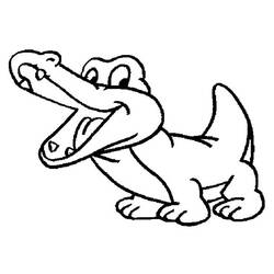 Раскраска: крокодил (Животные) #4868 - Раскраски для печати
