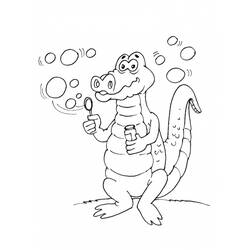 Раскраска: крокодил (Животные) #4881 - Бесплатные раскраски для печати