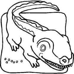 Раскраска: крокодил (Животные) #4901 - Бесплатные раскраски для печати