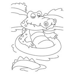Раскраска: крокодил (Животные) #4905 - Раскраски для печати