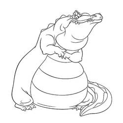 Раскраска: крокодил (Животные) #4915 - Бесплатные раскраски для печати